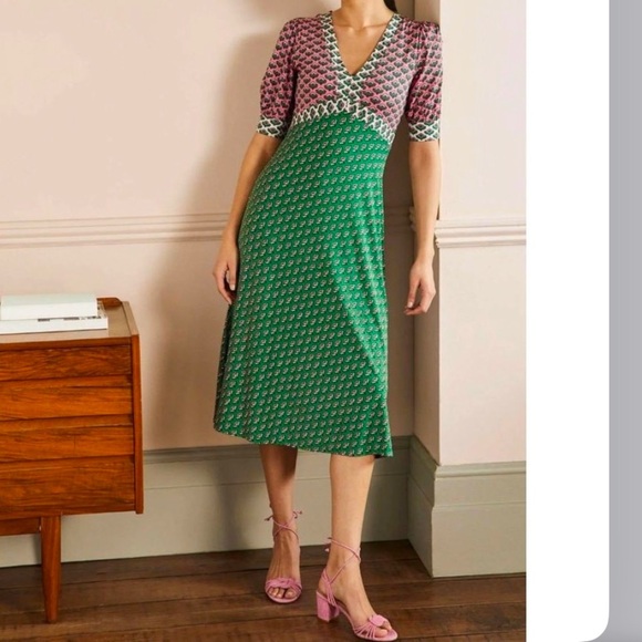 boden eva jersey dress Boden Women's Eve Jersey Midi Dress in Blue
